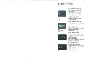 Cofres gama Yale